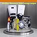 VTSYIQI Holiday Detector High Voltage Porosity Detector Meter Instrument Measurement with Range 0.05m-10mm 0.6KV-30KV Spark Leak Detector for Chemical Industry Oil Rubber Test