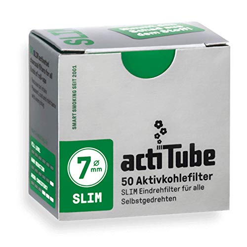 actiTube Slim-7mm-Aktivkohlefilter 10 x 50er Schachtel Filter 10x50 (500) – Bild 4