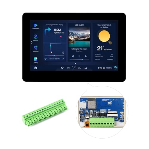 Waveshare ESP32-S3 5inch Capacitive Touch Display Development Board, 5-Point, 32-Bit LX7 Dual-Core Processor, Supports WiFi - 7 - View #3