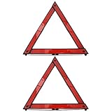 Homoyoyo 2 STÜCKE Warnung Dreieck Auto Sicherheit Dreieck Warnung Dreieck Roadside Gefahrenzeichnung Dreieck Symbol Dreibettzimmer Warnset Für Fahrzeuge Auto Notfall