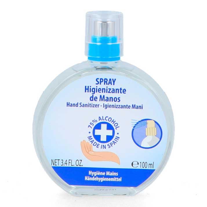 GEL 100ML SPRAY 75% HIDROALCOHOLICO