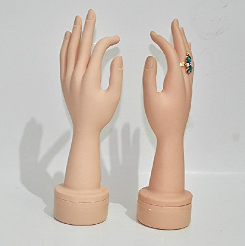 Welliestr Left And Right Lifesize Dummy Arbitrarily Bent/Soft/Pose Mannequin Hand #TOP7