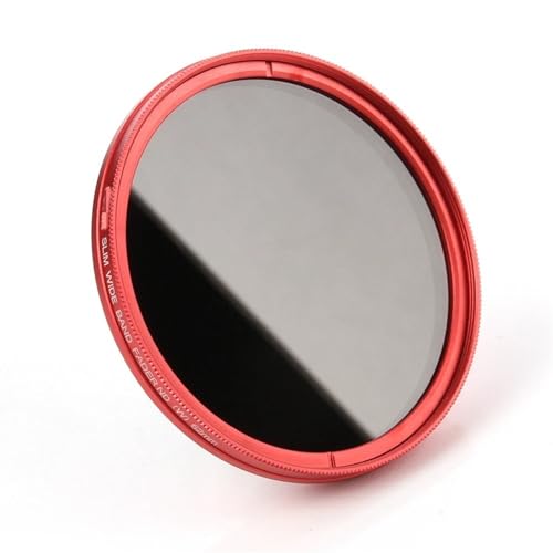 DOBRVVGT Filtri per Lenti,Filtro Polarizzatore 62mm Filtro for Obiettivo Variabile FORCANTE NEUTUR NEURURS DENSISA Rosso
