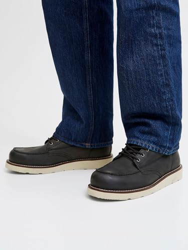 Image of JACK & JONES Men's Jfwtoronto Leather Boot Styd Ln