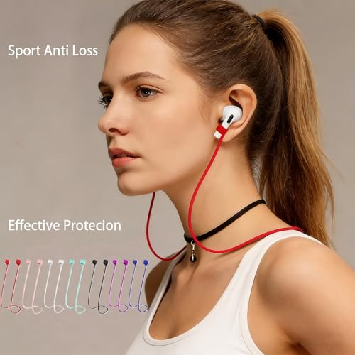 Evita caídas con la correa magnética para AirPods Pro, cordón protector de cuello anticaída 5