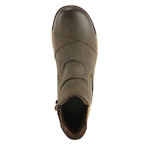 Spring Step Women’s Atella Bootie – Comfortable Low Heel Ankle Boot with Zipper Closure, Water Resistant, Shock Absorbent Sole, Vegan Friendly Everyday Use3