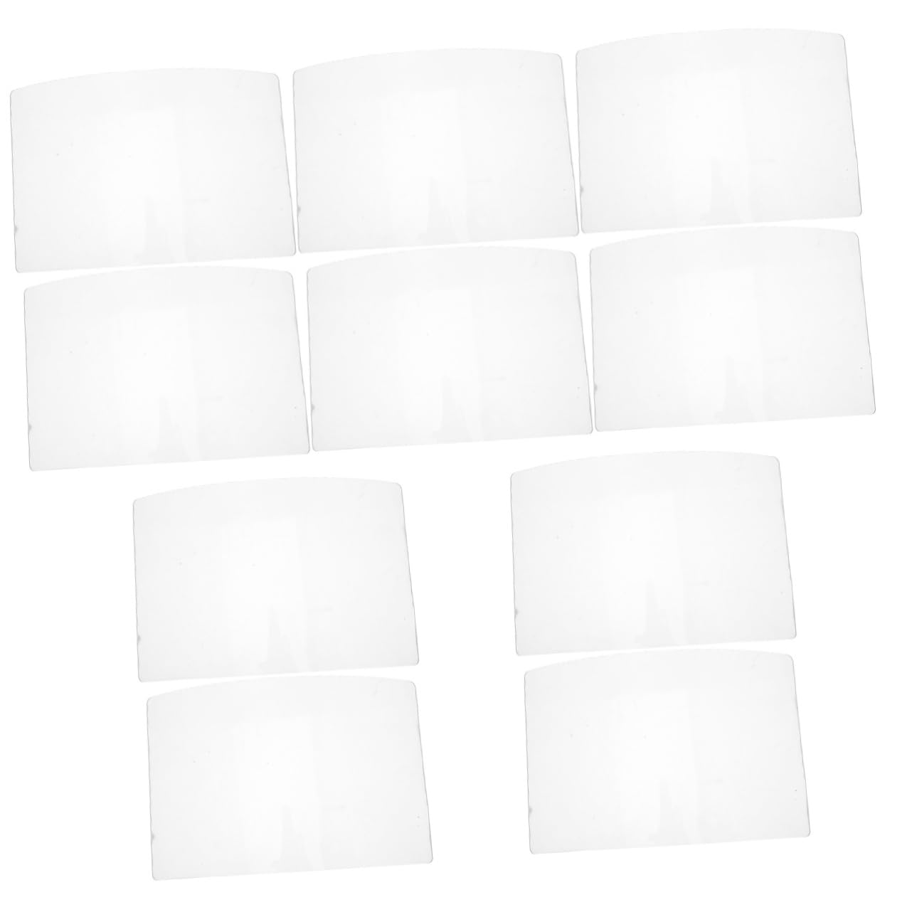 PRETYZOOM 10 Piezas de Lente para de Doble Pack Lente Orgánico Resistente para Capucha de Sandblasting Facial Ligera y Reemplazable para Trabajos