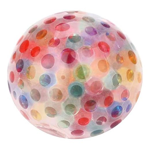 AWOME Stressbollar Leksaker, Klämbollboll Leksak Sensoriska Stressbollar Reliefbollleksaker för barn och vuxna Stressavlastare Mjuk stretchig boll, Klämning Ventilationsleksak, 6cm, 1st