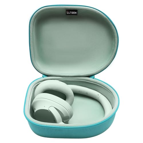 Image of Headphone Headset Case Compatible with Audio-Technica ATH-M20x /JBL /Raycon /Soundcore Anker /Sony /Beats /JLab /TOZO /Logitech /BERIBES /KVIDIO Headphones, Large Headphone Case Hard Shell(Teal)