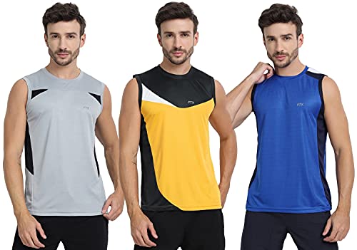 Image of FTX Men's Solid Regular Fit T-Shirt