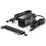 Basicvolt 45W Universal 15V 13.5V 12V 9V 7.5V 6V 5V DC Power Supply, Switching AC Adapter Replacement Power Cord for LED Strip Lights Baby Monitor Security Cameras, Support 1A 2A 3A Max.