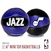Franklin Sports NBA Utah Jazz Toy Basketballs - 2 Pack of Kids Soft Mini Basketballs for Over The Door + Indoor Hoops - NBA Fan Shop Kids Soft Toy Balls - (2) Mini Balls Included