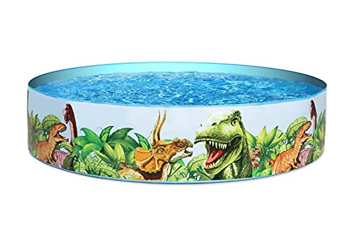 BESTWAY 55022 - Piscina Infantil Fill N' Fun Dinosaurios 183x38 cm