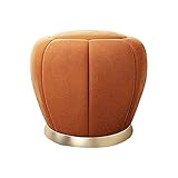 ★ Estable y duradero: el puf con base redonda de metal, excelente para sentarse y tiene protectores de piso. Llega completamente ensamblado.