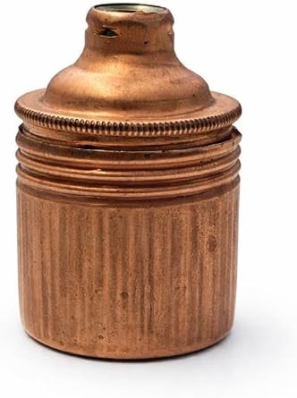E27 Metal Di li Bak r Duy - Porselen   Yap l  Dekoratif Metal Vintage Lamba Duyu