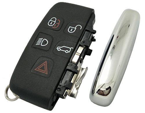Smart Key Fob Shell Case Fit For Range Rover Keyless Entry Remote Car Key Fob Cover Casing Replacement (Black) #TOP3