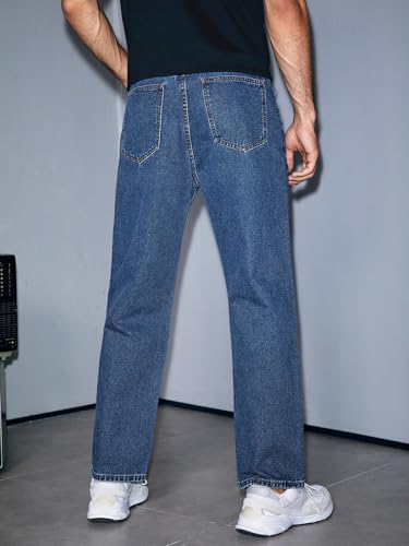 Image of KOTTY Men Mid Rise Relaxed Jeans