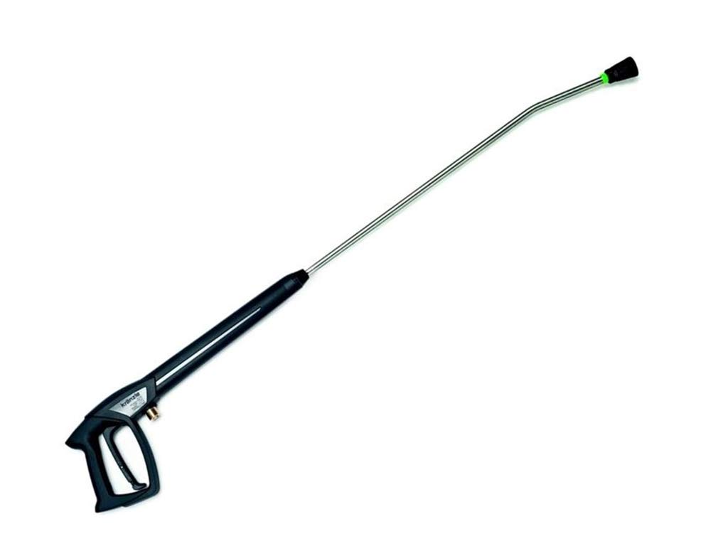 KränzlePressure Washer Gun M2000 Hand Crank with Stainless Steel Lance and Flat D25045 Nozzle Spray