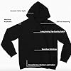 Martes Clothing | Mens Plain long sleeve Hoodie Fleece Pull-Over | Soft and comfy Adult Top Sweatshirt Hoodies | Work and longe wear | Non-zip Up | Uni-Sex | 80% Cotton 20% Polyester (Black) (1, XXL) #5