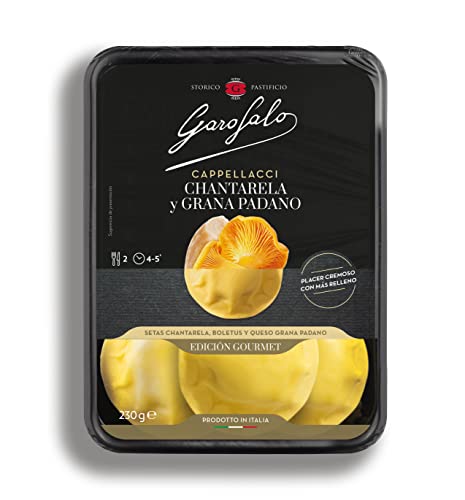 Garofalo Pasta Fresca, Capellaci con setas Chantarella ygrana Padano, 230g