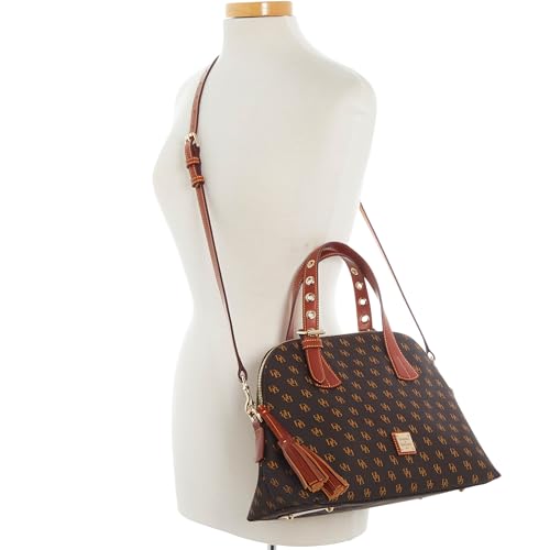 Dooney & Bourke Satchel Handbags for Women, Gretta Audrey Small Satchel Bag with Crossbody Strap4