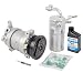 New AC Compressor & Clutch With Complete A/C Repair Kit For Chevy Silverado GMC - BuyAutoParts 60-80142RK New