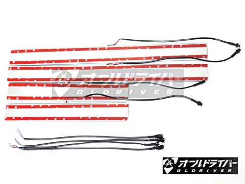 ハイラックス GUN125 LED スカッフプレート 白 ホワイト 流れる