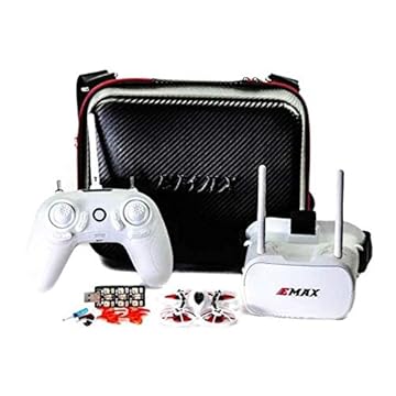 EMAX Tinyhawk RTF Micro drone de corrida interno com óculos FPV e controle para iniciantes