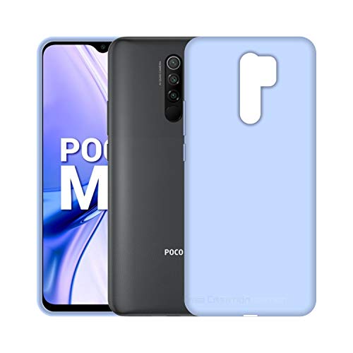 Image of Case Creation Luxurious OG Series for Xiaomi Poco M2 Case Cover,Anti-Dirty Slim Case Frosted Matte Cute Candy TPU Raised Bezel (Splash of Color) Back Cover for Poco M2 -Light Purple