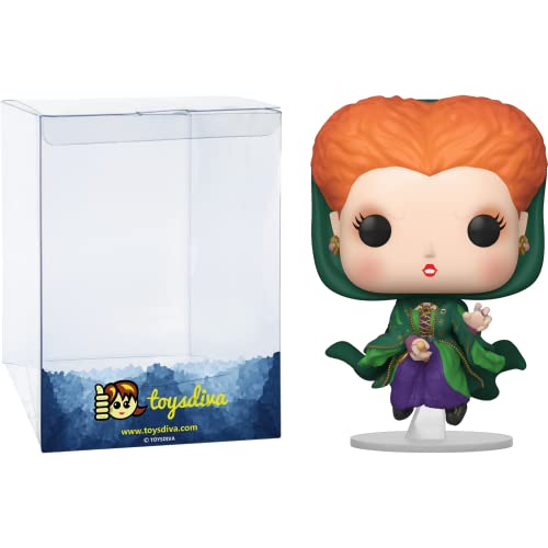 Winifred Sanderson: P O P ! Vinyl Figurine Bundle With 1 Compatible 'Toysdiva' Graphic Protector (770-49139 - B)