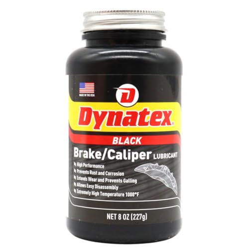 Image of Dynatex 143493 High Performance Brake & Caliper Lubricant, 8oz Bottle - Superior Caliper Grease, High Temp Brake Grease /Lubricant, Prevents Rust /Corrosion, Extends Wear,