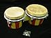 NEW LIGHT NATURAL WOOD - 02 - BONGO DRUM SET Conga ROCK