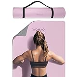 Best Yoga Mat for Seniors: Complete Review 8 WOHAO Extra Thick 8mm Yoga Mat, 72'x28' Non Slip Exercise Mat, Reversible 2-Sided Dual Color Premium POE Material, with Carrying Strap for Yoga, Pilates, Home Gym