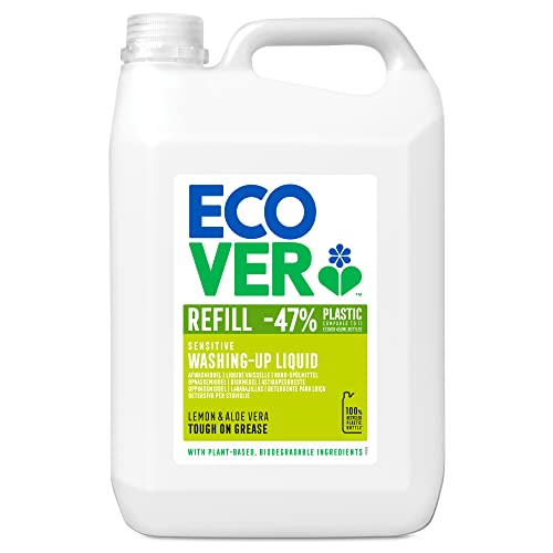 食器用洗剤 【大容量 業務用】エコベール ディッシュソープ 詰め替え レモンの香り 5000ml