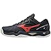 Mizuno Wave Intense Tour 5CC, Zapatillas de Tenis Hombre, Salute/Ignition Red/Platinum Gold, 42 EU