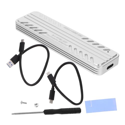 Caja para SSD de aleación de aluminio resistente con adaptador USB-C miniatura 1