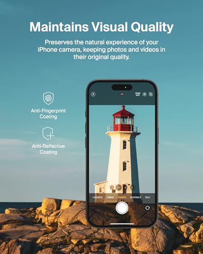 Image of Belkin Camera Lens Protector for Apple iPhone 17 /16 /16 Plus - Case-Compatible Tempered Glass Lens Cover, Apple iPhone Accessories - 2-pack
