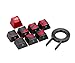 ASUS ROG Gaming Key Caps Set (FPS und MOBA, beleuchtete Tastenkappen, kompatibel mit Cherry-MX-Tastaturen)