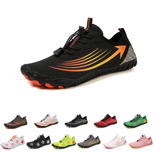 Hike Barefoot Shoes Women, Professional Barefoot Shoes , Hike Barefoot Shoes for Women Men - Breathable & Non-Slip Athletic Footwear, Neuropathy Shoes for Women,Wide Toe Water Shoes, Breathable Zero-drop Trail Running Shoes, With Non-Slip Hiking barefoot shoes ，Surfing quick-drying shoes