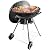 gzcmxh Charcoal Grill - portable BBQ Grill with adjustable air vent, wheels, hanlde - Charcoal Kettle Grill for outdoor, camping, backyard, picnics, party parties (22inch Apple)