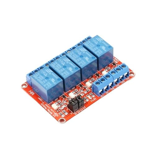 Module de relais 5V 4 canaux avec isolation optocoupleur et déclenchement commutable