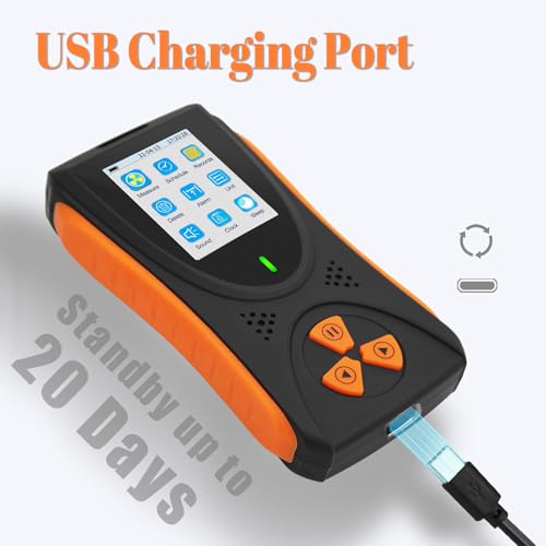 Akstest HFS-10 Geiger Counter Nuclear Radiation Detector,Akstest Portable Geiger Counter,Handheld Beta Gamma X Ray Radiation Dosimeters Have Both Audible And Visual Alarms,Rechargeable Radiation Detector thumb #3