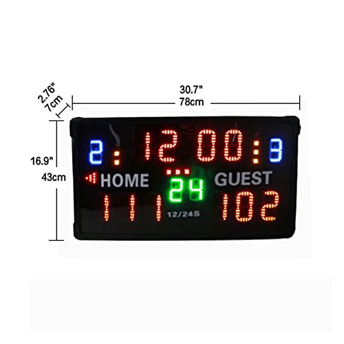 Marcador digital inalámbrico grande para baloncesto miniatura 2