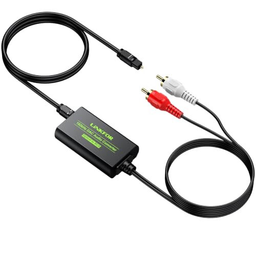 LiNKFOR Digital Optical SPDIF Toslink to Analog...
