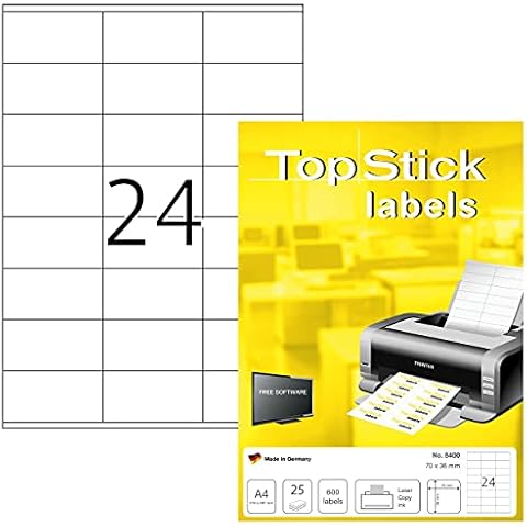 TopStick 8400 Etiquetas de dirección autoadhesivas Cover