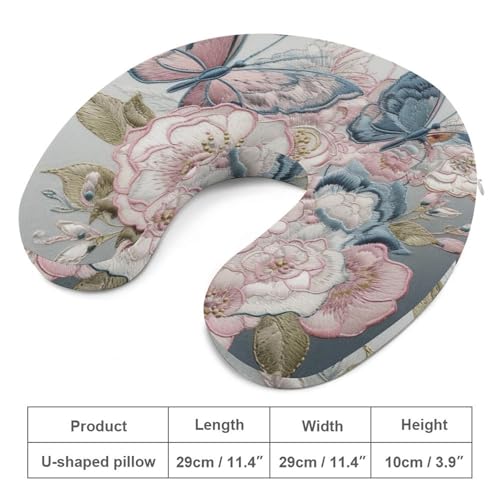 Almohada de viaje espuma viscoelástica tamaño único miniatura 2