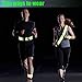 Saintrygo 6 Pcs Reflective Sash for Walking at Night Reflective Strap Arm Band High Visibility Belt Safety Ankle Strap for Visibility Vest Clothing Running Gear(Fluorescent Green)