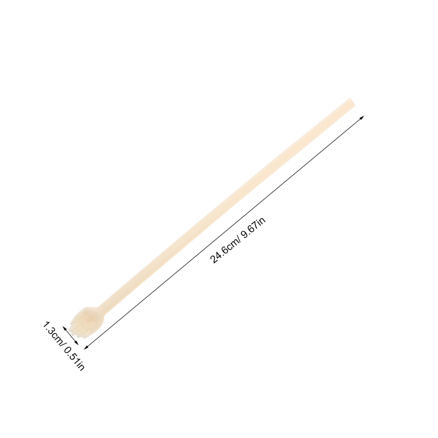 ABOOFAN 40 Paia Funghe Divertenti Bacchette Riutilizzabili Bacchette per Noodles Riutilizzabili Beige Plastica per Alimenti