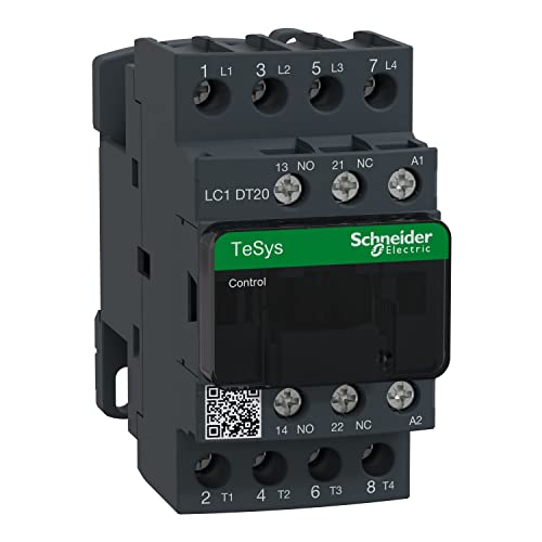 Contacteur 20 A LC1DT20U7 Schneider pour stopper les surcharges 240 V 4pl
