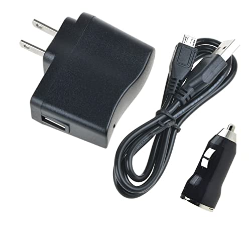 Cargador de Auto + Adaptador AC/DC para Ematic PBSKD12 miniatura 1